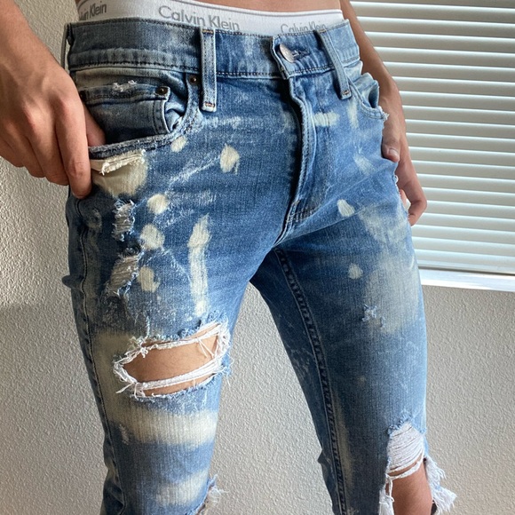 Hollister Other - Bleached and Ripped Skinny Jeans